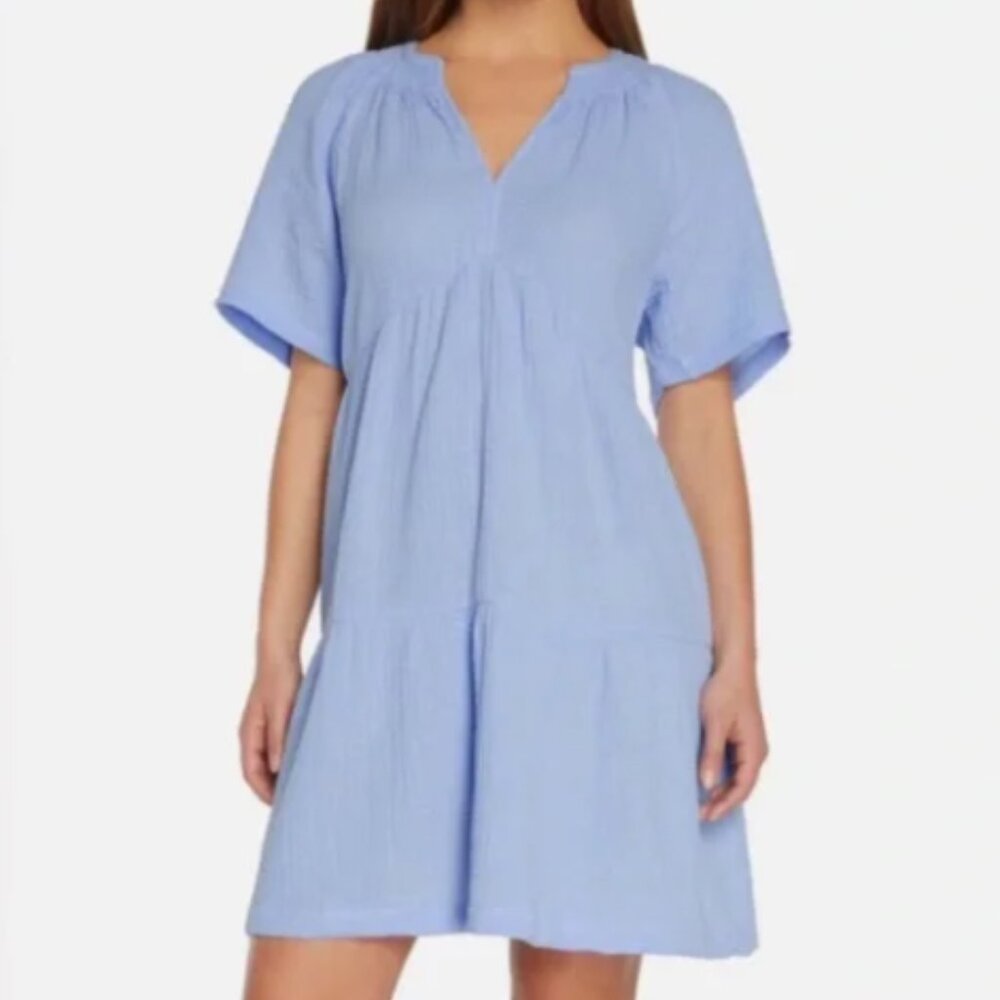 GAP Light Blue Gauze Mini Dress Women's Dress NwT Size XL